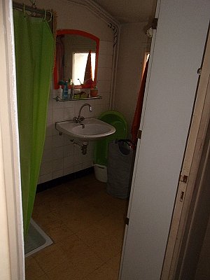 Avant les travaux dans la salle de bain.