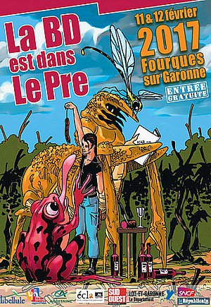 L’affiche de la 4e édition du festival de bandes dessinées