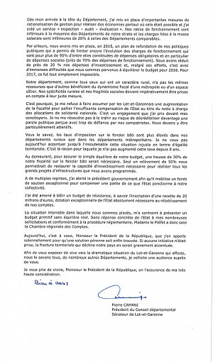 L‘appel de Pierre Camani a été entendu par le Président de la République. L‘Élysée a répondu favorablement à la demande de rendez‑vous.