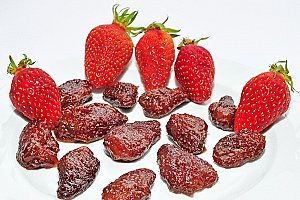 Fraises confites.
