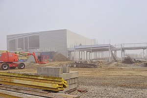 À Damazan, le site en cours d‘aménagement de l‘entreprise Biovivier.